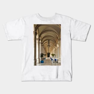 The Corridors Of Praca do Comercio - 1 © Kids T-Shirt